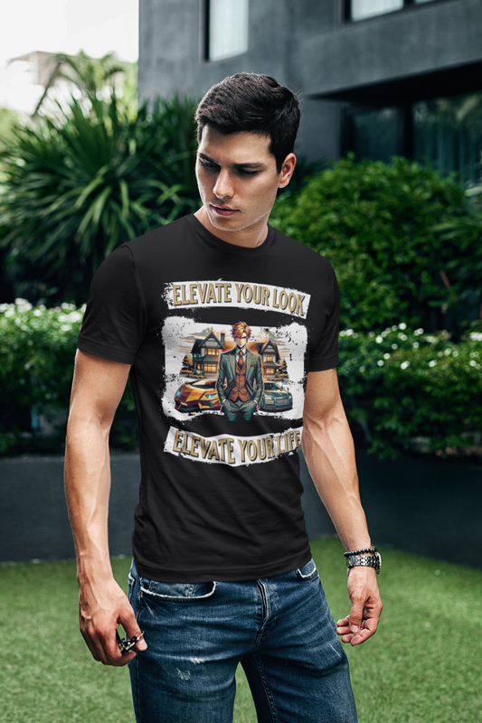 Men's Elevate Your Look, Elevate Your Life T-Shirt